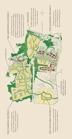 Site Plan of Maple Lawn Maryland, new homes for sale in MD, single family homes in MD, townhomes in MD, affordable luxury condominiums in Maryland